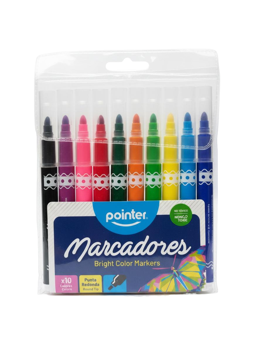 MARCADOR DE AGUA 10PZ POINTER