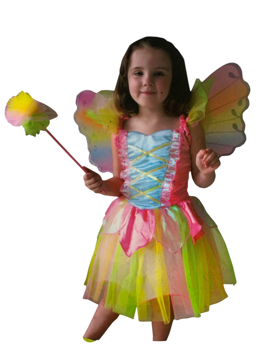 DISFRAZ HADA ARCOIRIS NINA T 7-10