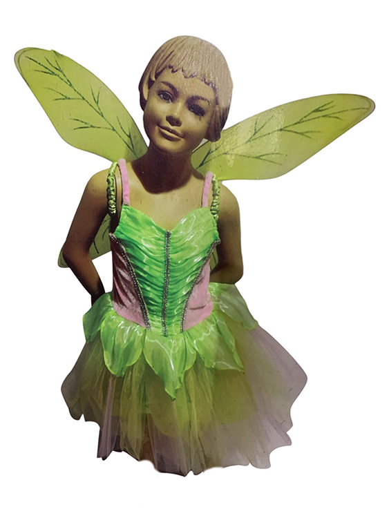 DISFRAZ HADA MADRINA VERDE BEBE T 2-4