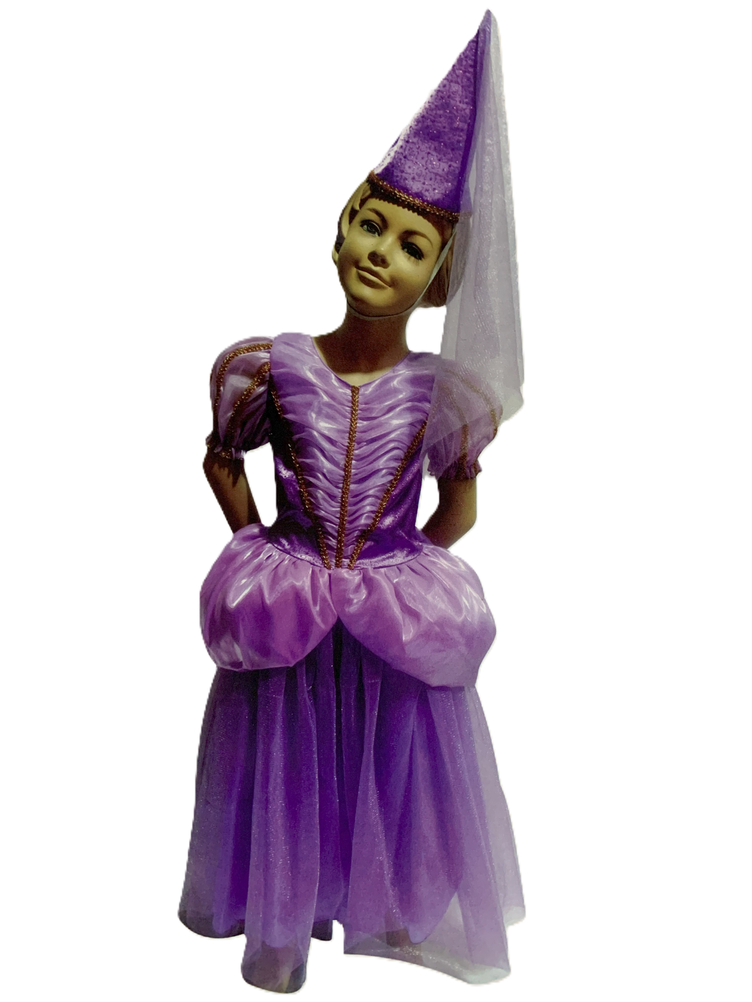 DISFRAZ HADA MADRINA MORADA NINA T 11-14