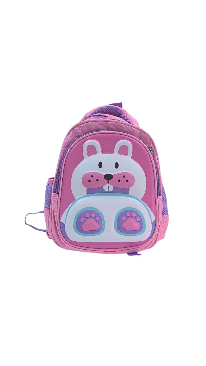 BOLSO 12" ESCOLAR 3D ANIMALES TEXTURIZADO