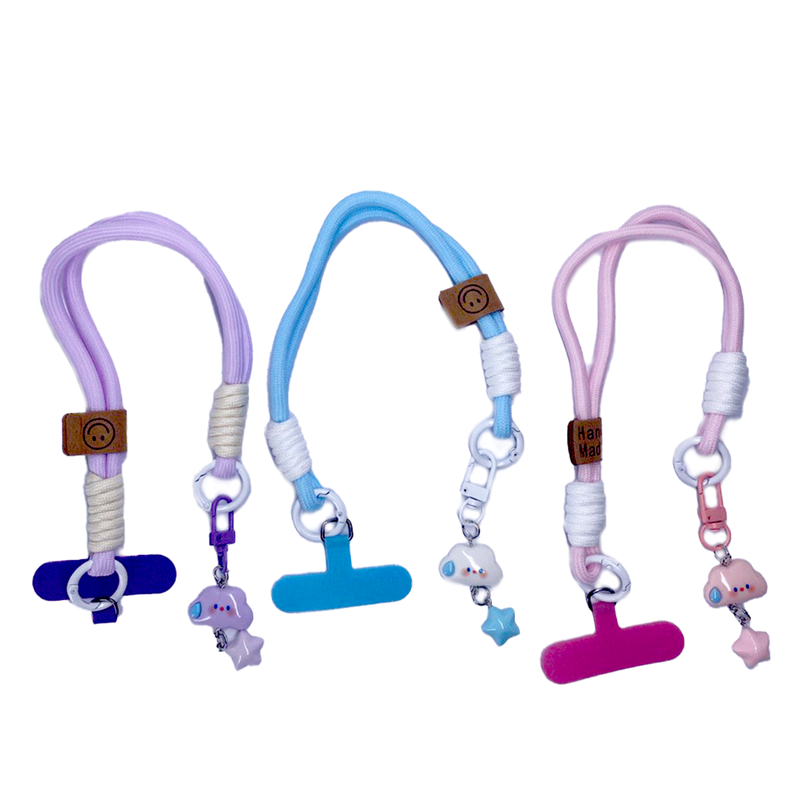 LANYARD CORTO PARA TELEFONO CON FIGURA COLORES VARIOS