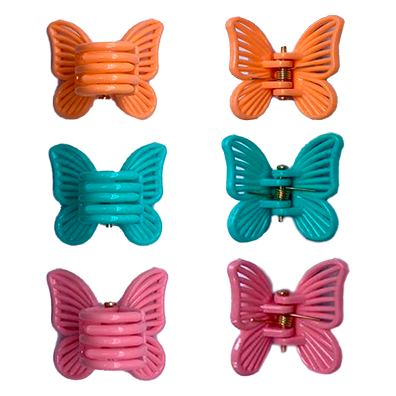 SET PINZA MINI PARA CABELLO MARIPOSA