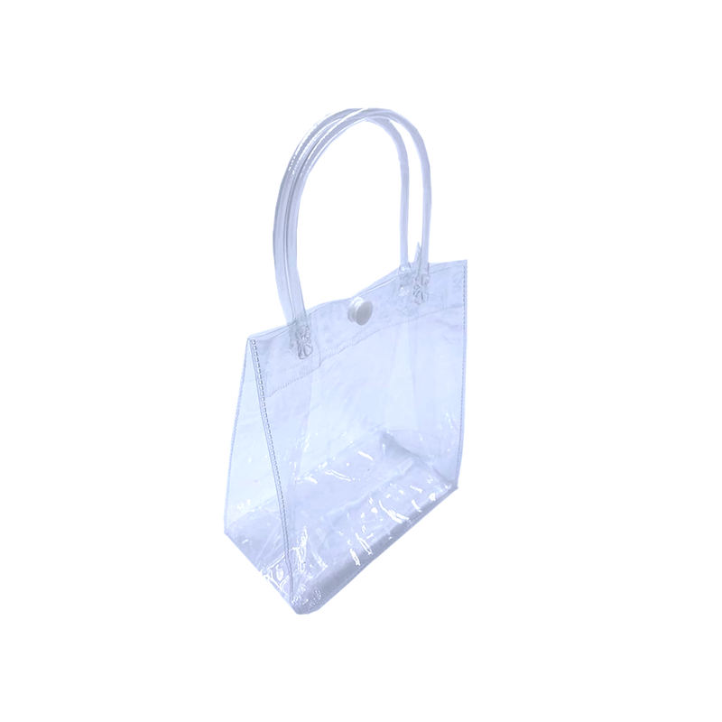 BOLSA TRANSPARENTE PEQ CON ASA