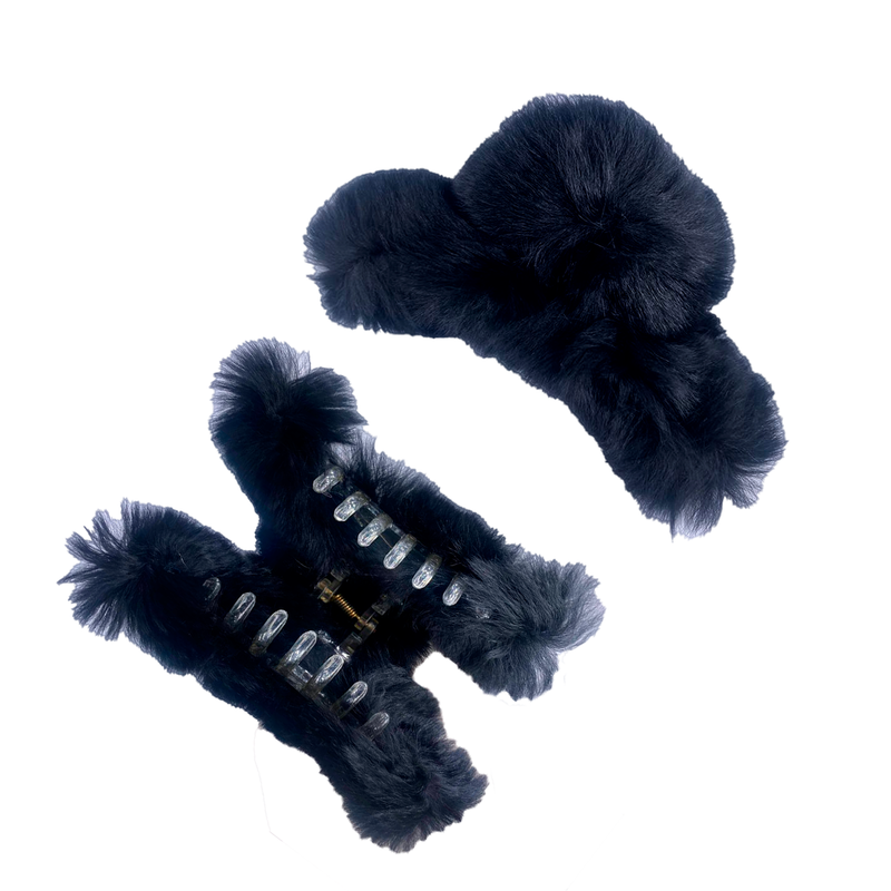 PINZA PELUCHE PARA CABELLO (NEGRO)