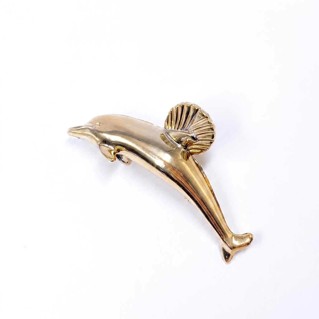PINZA CAREY DELFIN DORADO GRANDE
