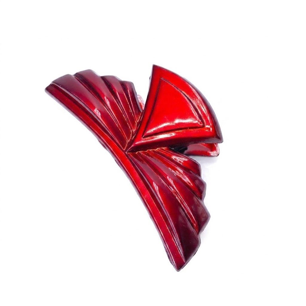 PINZA CAREY ROJA METALIZADA