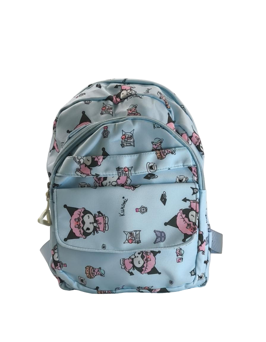 BOLSO KUROMI PEQUEÑO AZUL/ROSADO