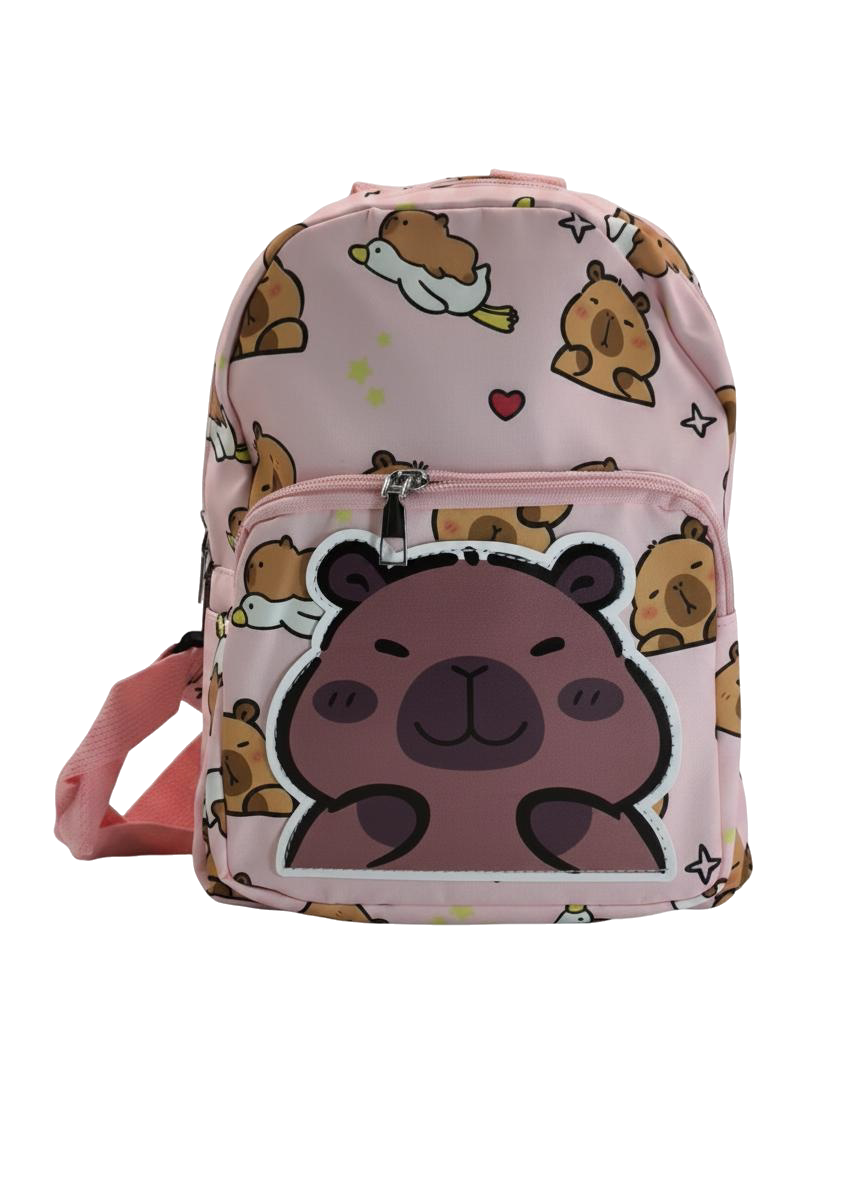 BOLSO CAPIBARA PEQUEÑO ROSADO