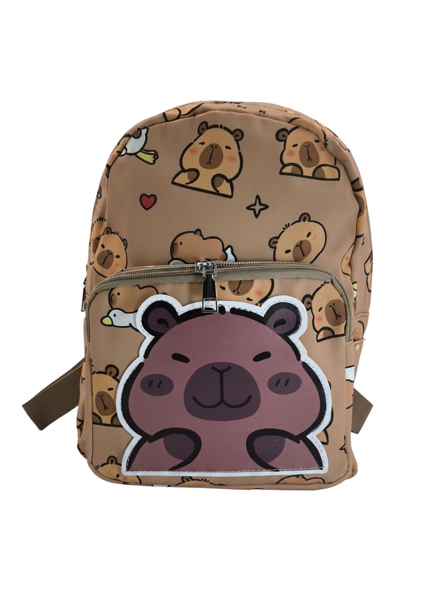 BOLSO CAPIBARA PEQUEÑO MARRON