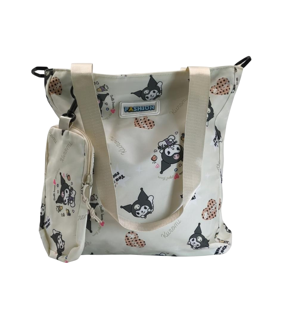 BOLSO DE MANO KUROMI BEIGE