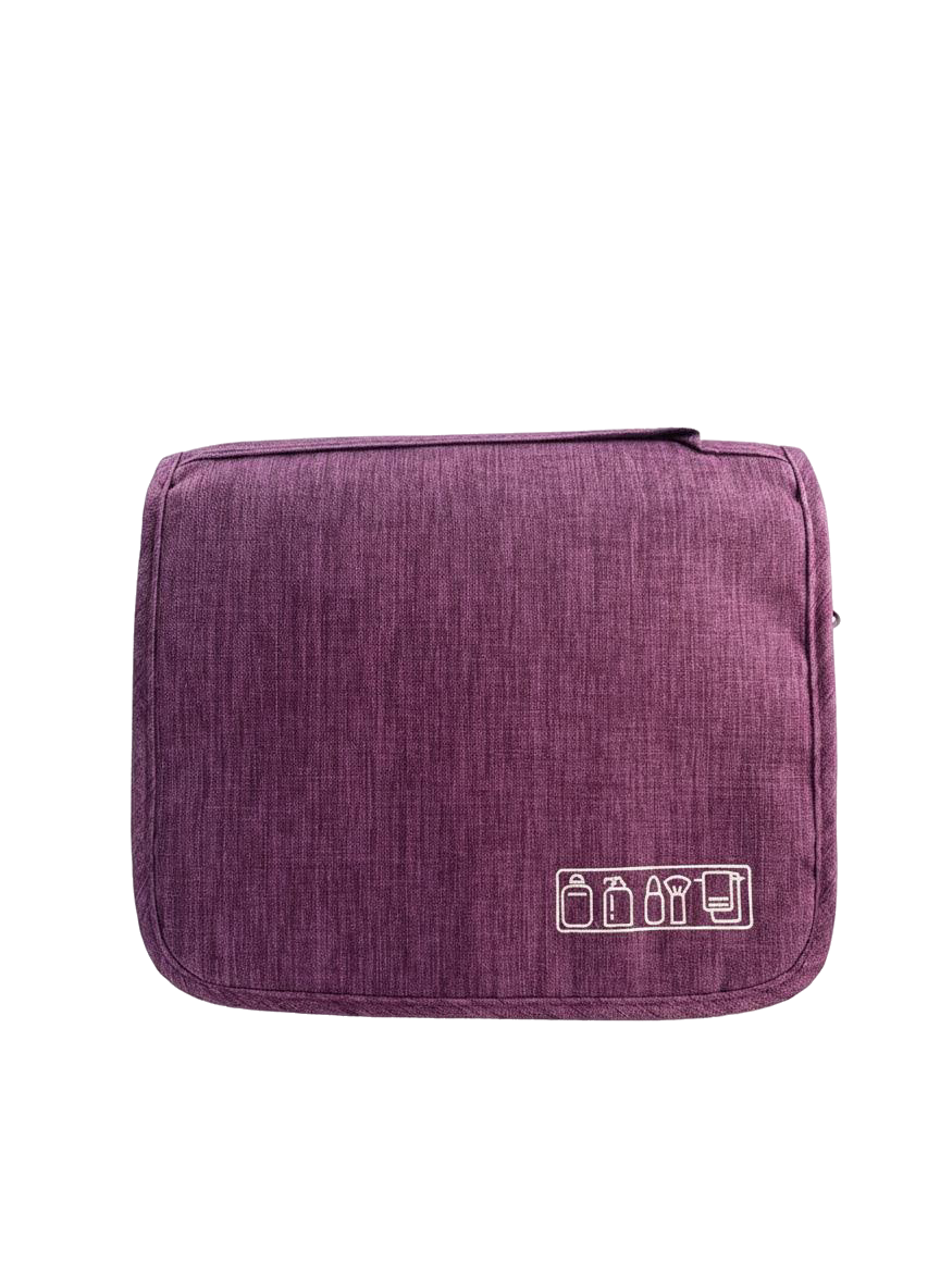 NECESER VIAJERO TELA FINA (MORADO)