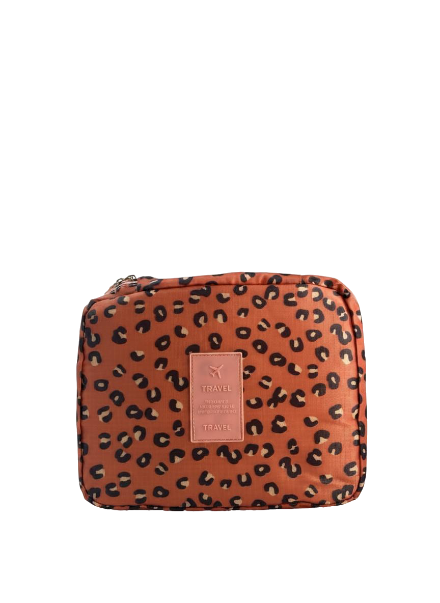 BOLSO ORGANIZADOR VIAJERO ESTAMPADOS (MARRON)