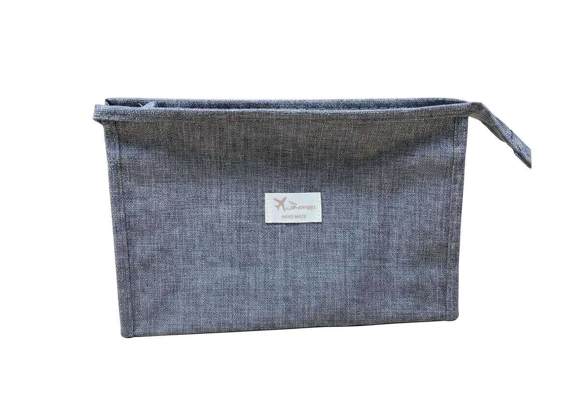 ESTUCHE DE TELA (GRIS)