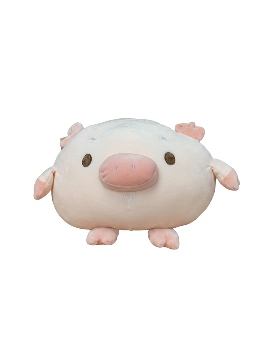 PELUCHE REDONDO ANIMALES (ROSADO)