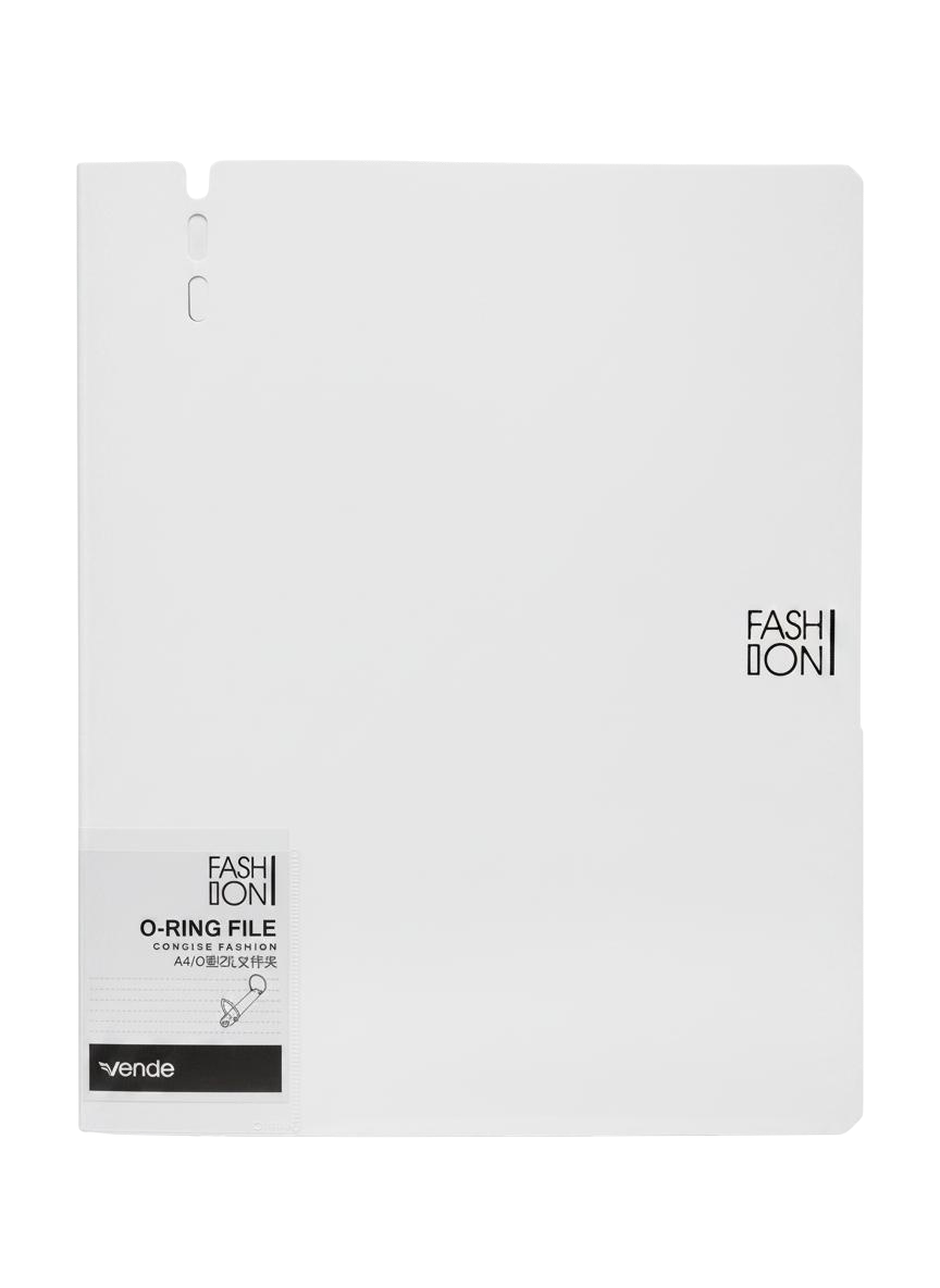 CARPETA FASHION DOS AROS (BLANCO)