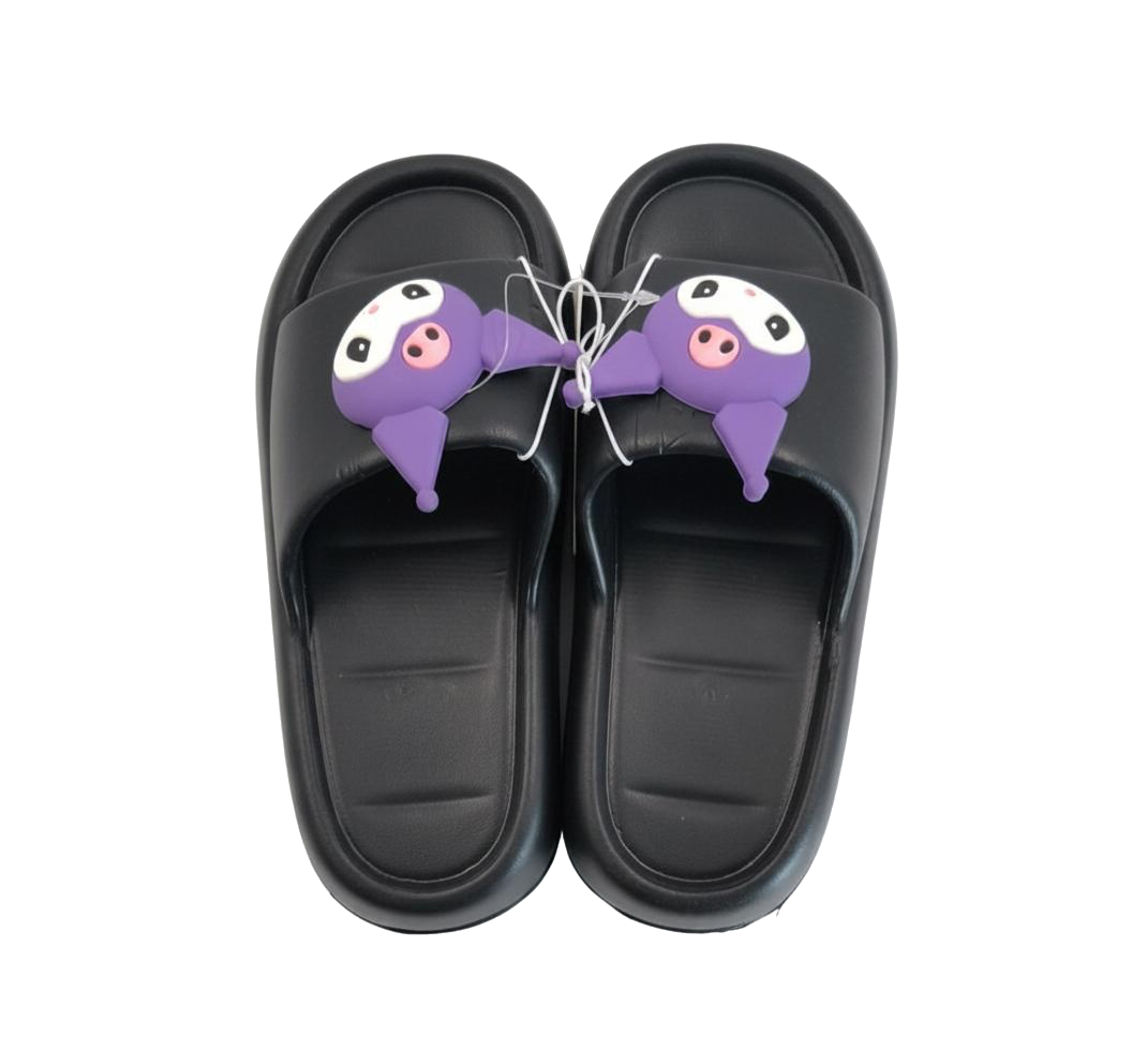 SANDALIAS NEGRAS KUROMI 37-38