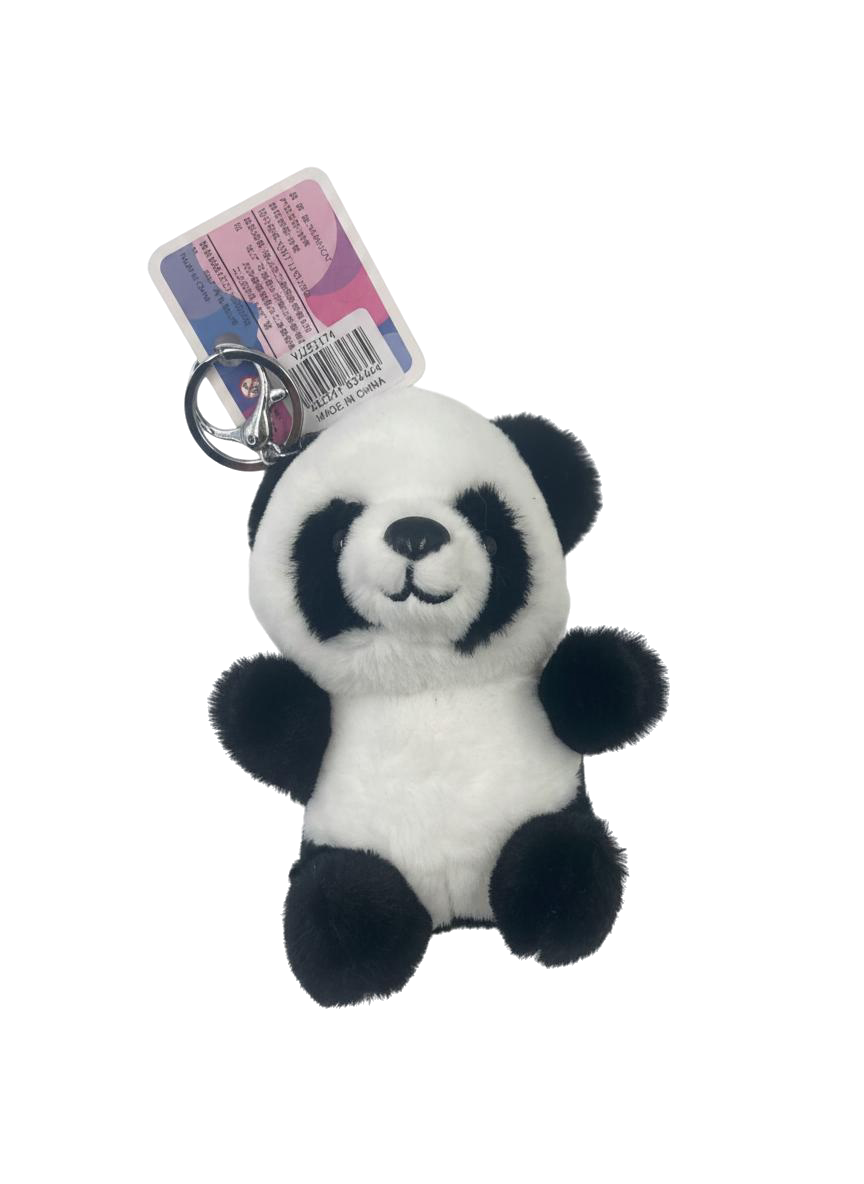 LLAVERO CON PELUCHE OSITO PANDA