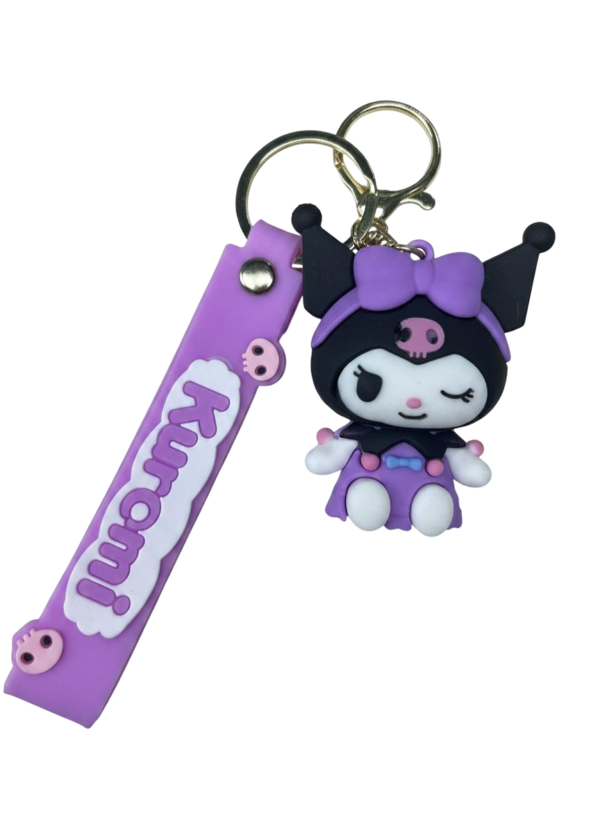 LLAVERO KUROMI KUROMI CON LAZO