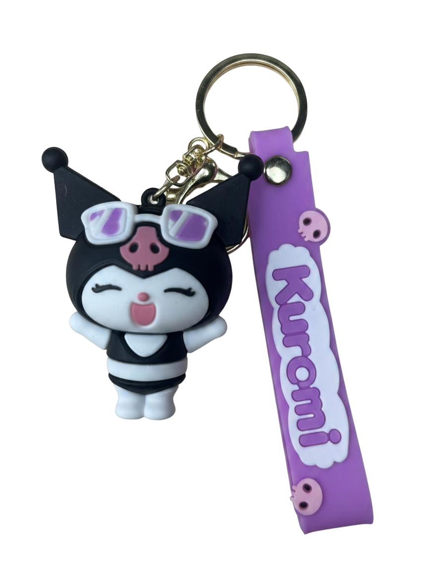 LLAVERO KUROMI KUROMI CON LENTE
