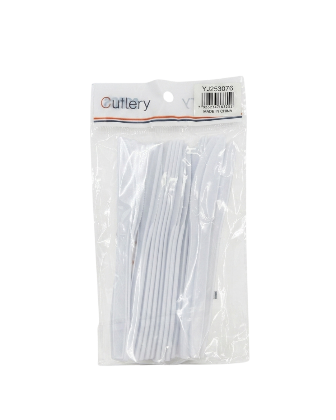 CUCHILLOS PLASTICOS 20 PZAS (BLANCO)