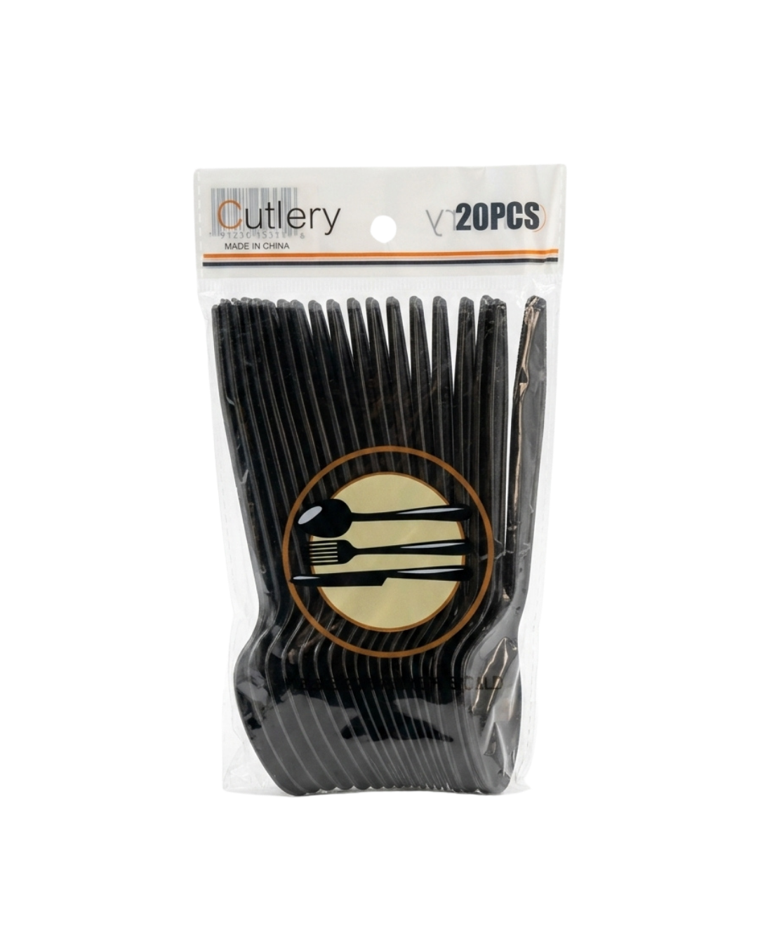 CUCHARAS PLASTICAS 20 PZAS (DORADO)