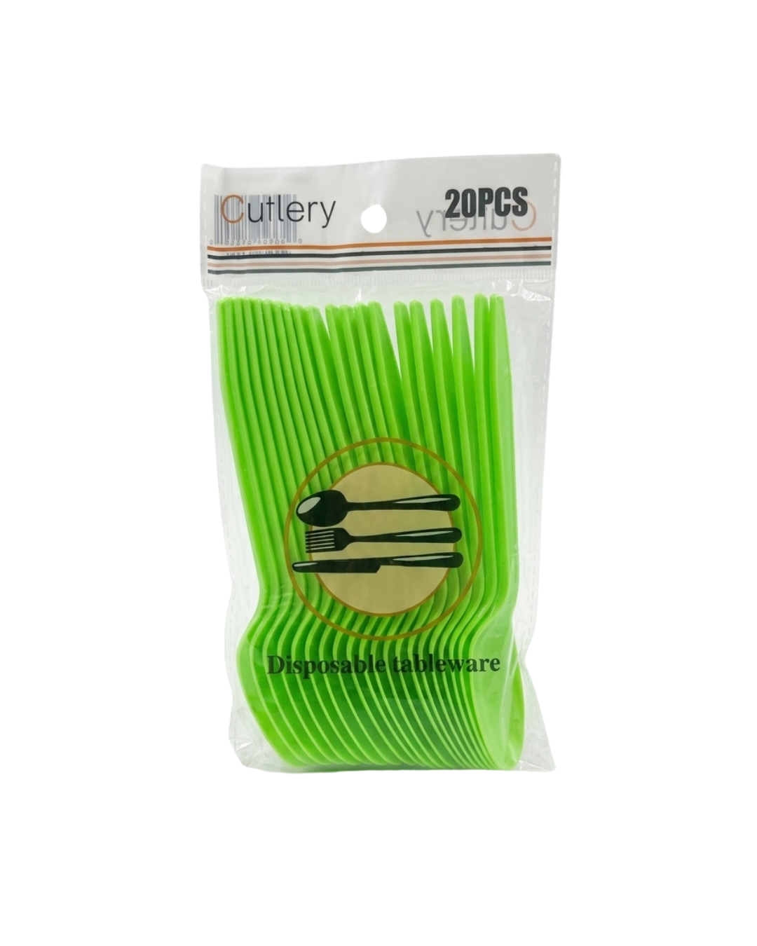 CUCHARAS PLASTICAS 20 PZAS (BLANCO)