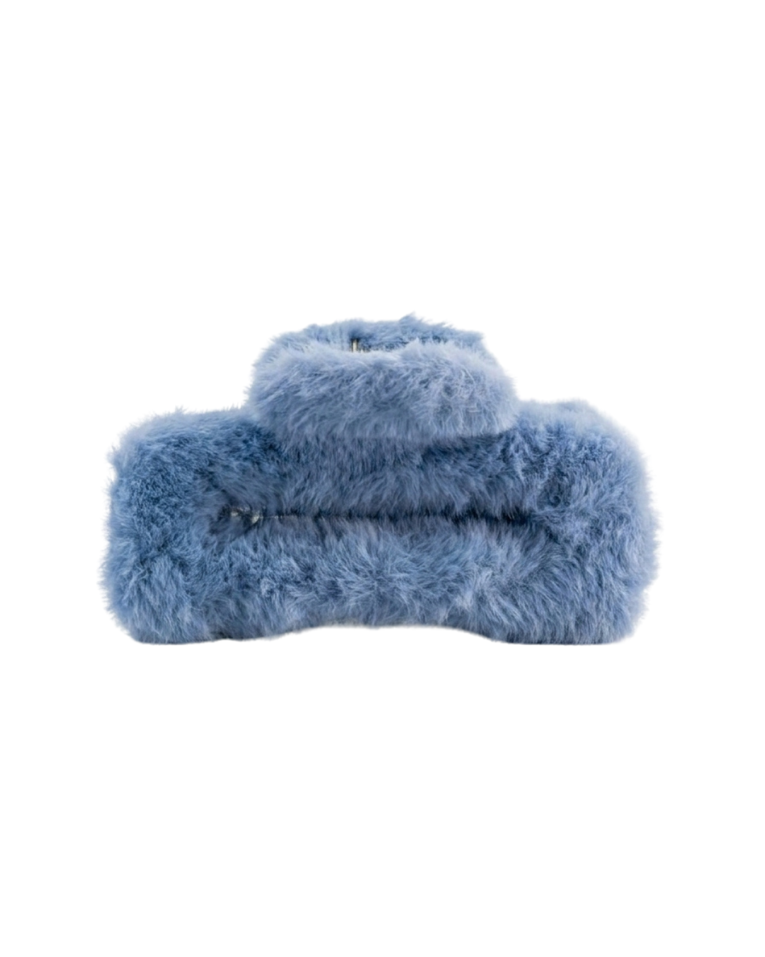 GANCHO PELUDITO RECTANGULAR (AZUL)