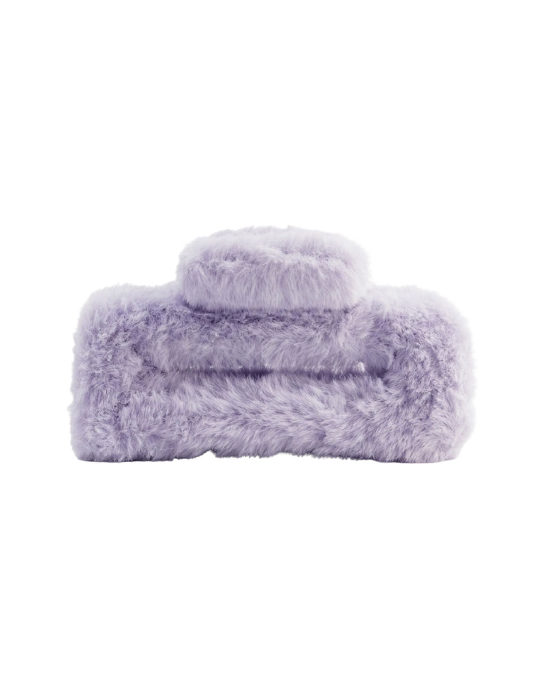 GANCHO PELUDITO RECTANGULAR (LILA)