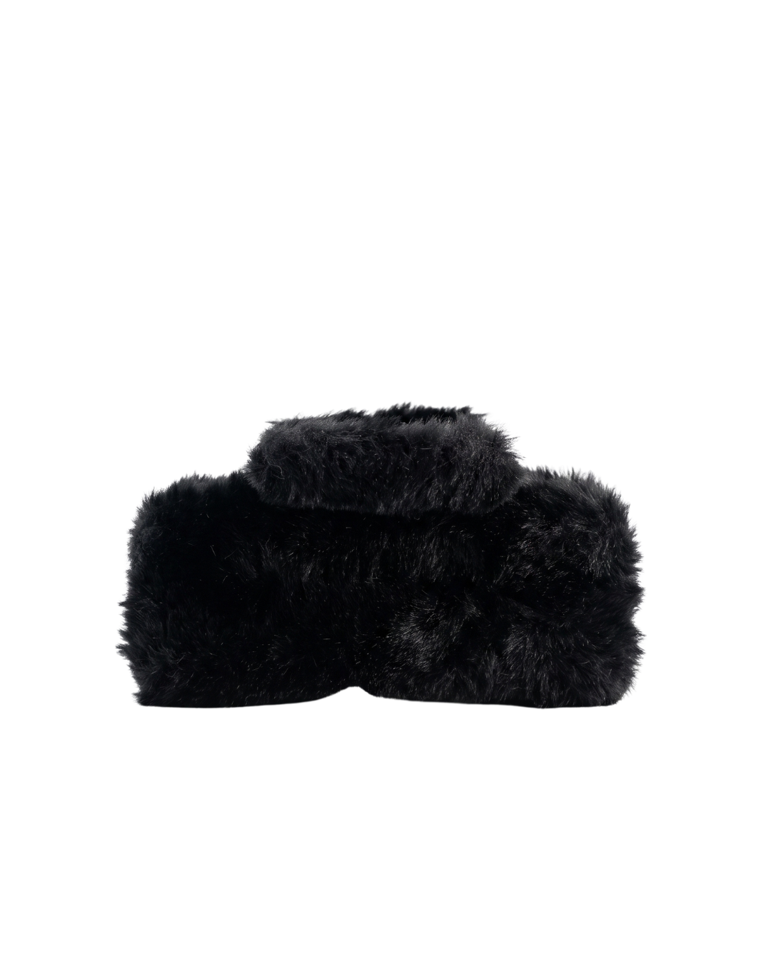 GANCHO PELUDITO RECTANGULAR (NEGRO)
