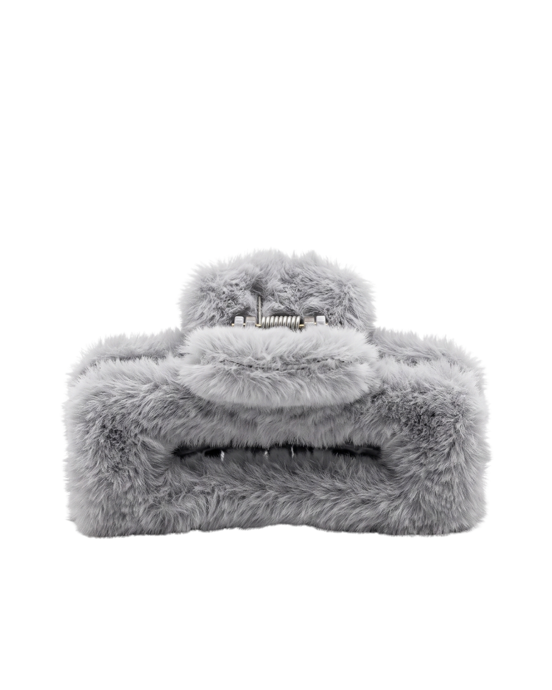 GANCHO PELUDITO RECTANGULAR (GRIS)