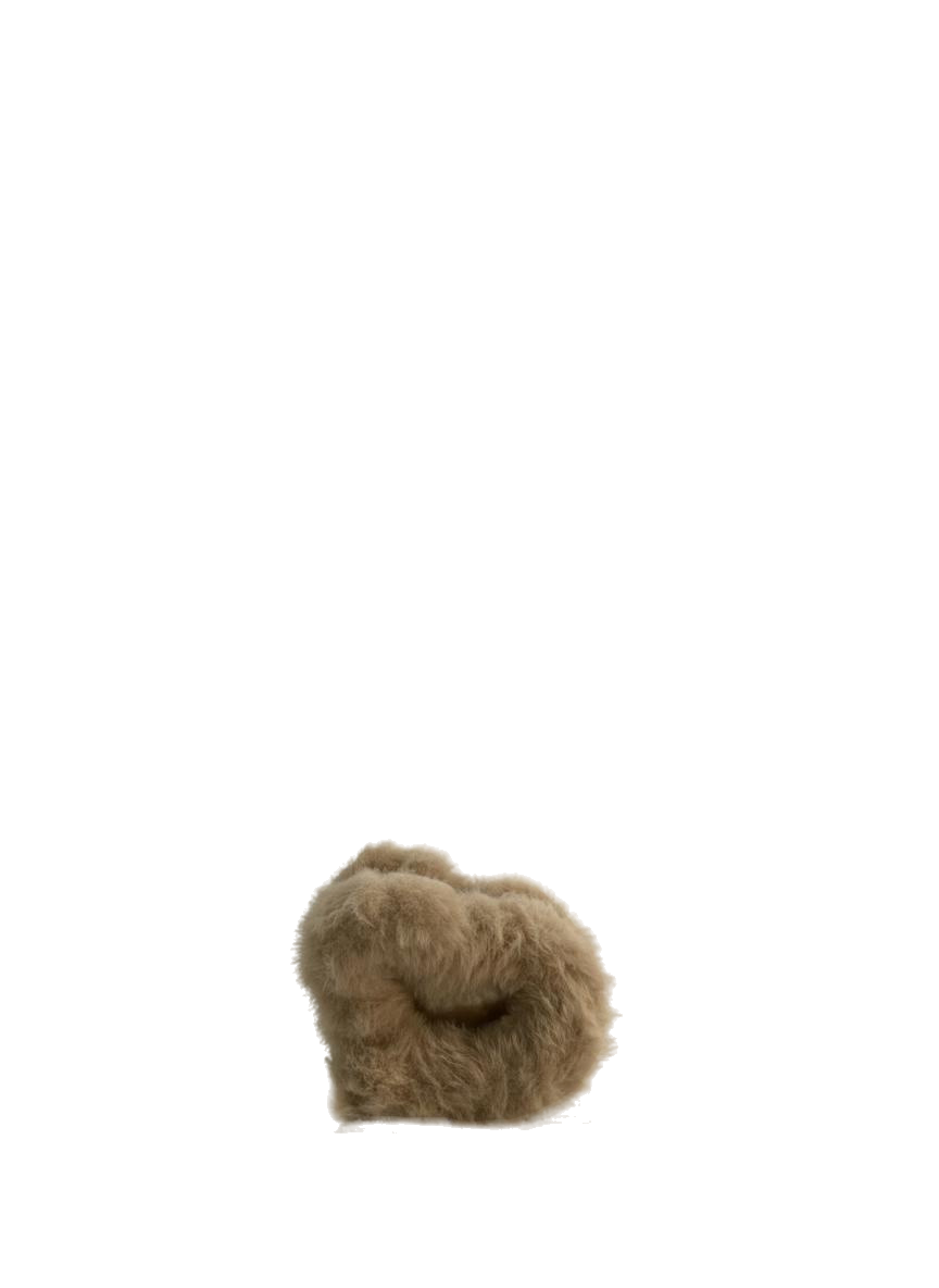 GANCHO PELUDITO CORAZON (BEIGE)
