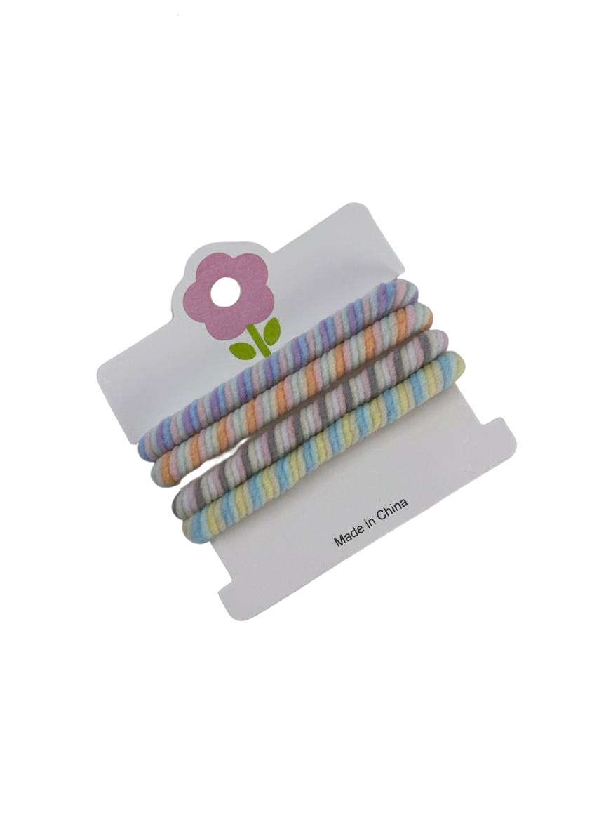 COLITAS MULTICOLORES 4 PZAS