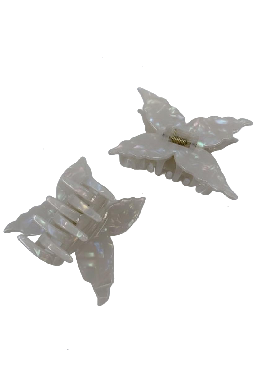 GANCHO NACARADO MARIPOSA (TRANSPARENTE)