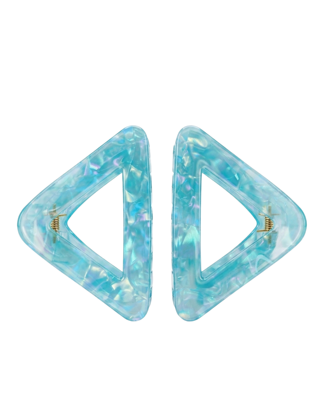 GANCHO NACARADO TRIANGULAR (TURQUESA)