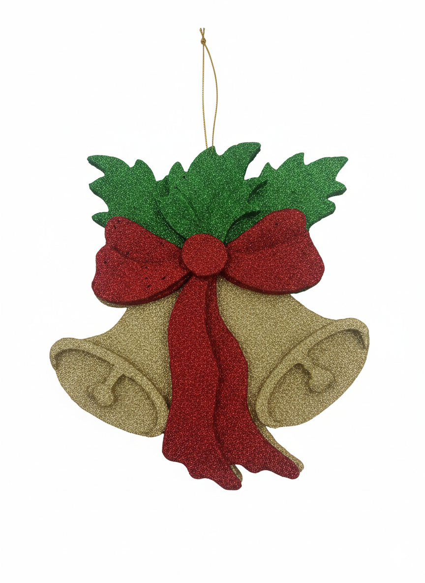ADORNO CAMPANAS DE NAVIDAD