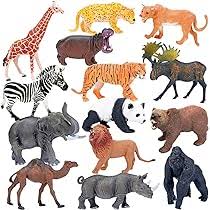 ANIMALES SALVAJES PLASTICO